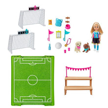 Charger l&#39;image dans la galerie, Barbie Dreamhouse Adventures 6-inch Chelsea Doll with Soccer Playset and Accessories
