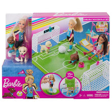 Load image into Gallery viewer, Barbie Dreamhouse Adventures 6-inch Chelsea Doll with Soccer Playset and Accessories
