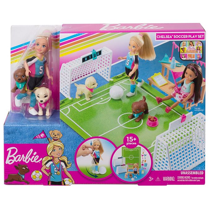 Barbie Dreamhouse Adventures 6-inch Chelsea Doll with Soccer Playset a –  BigLiquidation